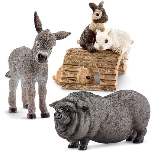 Schleich kt-20227 Bauernhoftiere - 13746, 13747,13748 (3teilig)