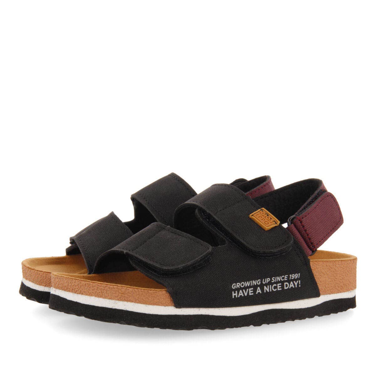 GIOSEPPO Chanclas estilo bio color beige para niño gerais