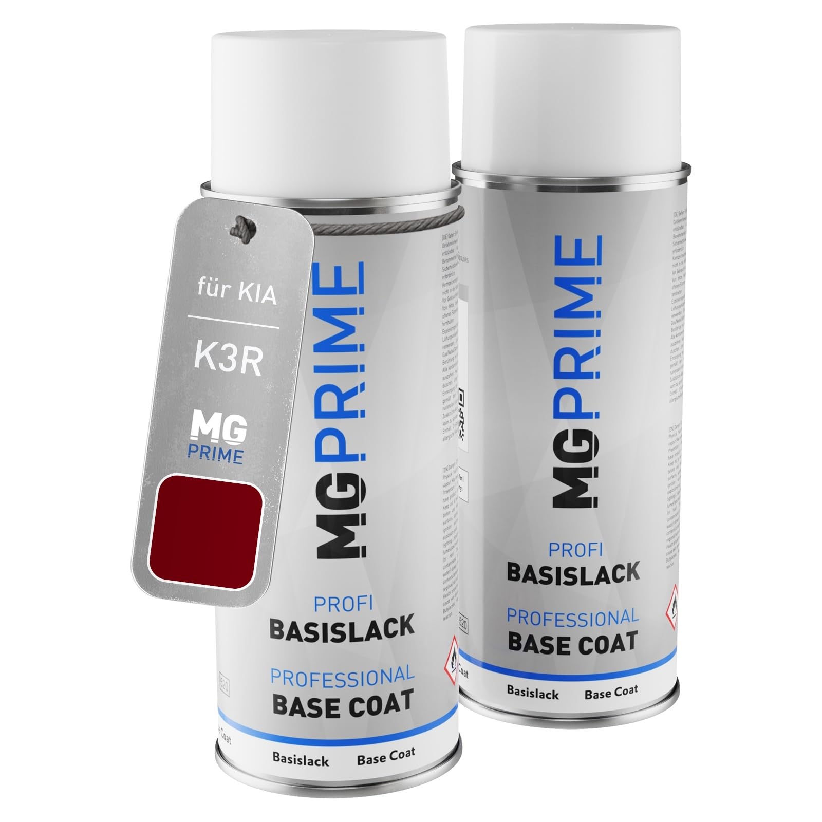 MG PRIME Car paint Spray cans for KIA K3R Temptation Red Pearl/Crimson Red Pearl Primer base coat spray can 400ml
