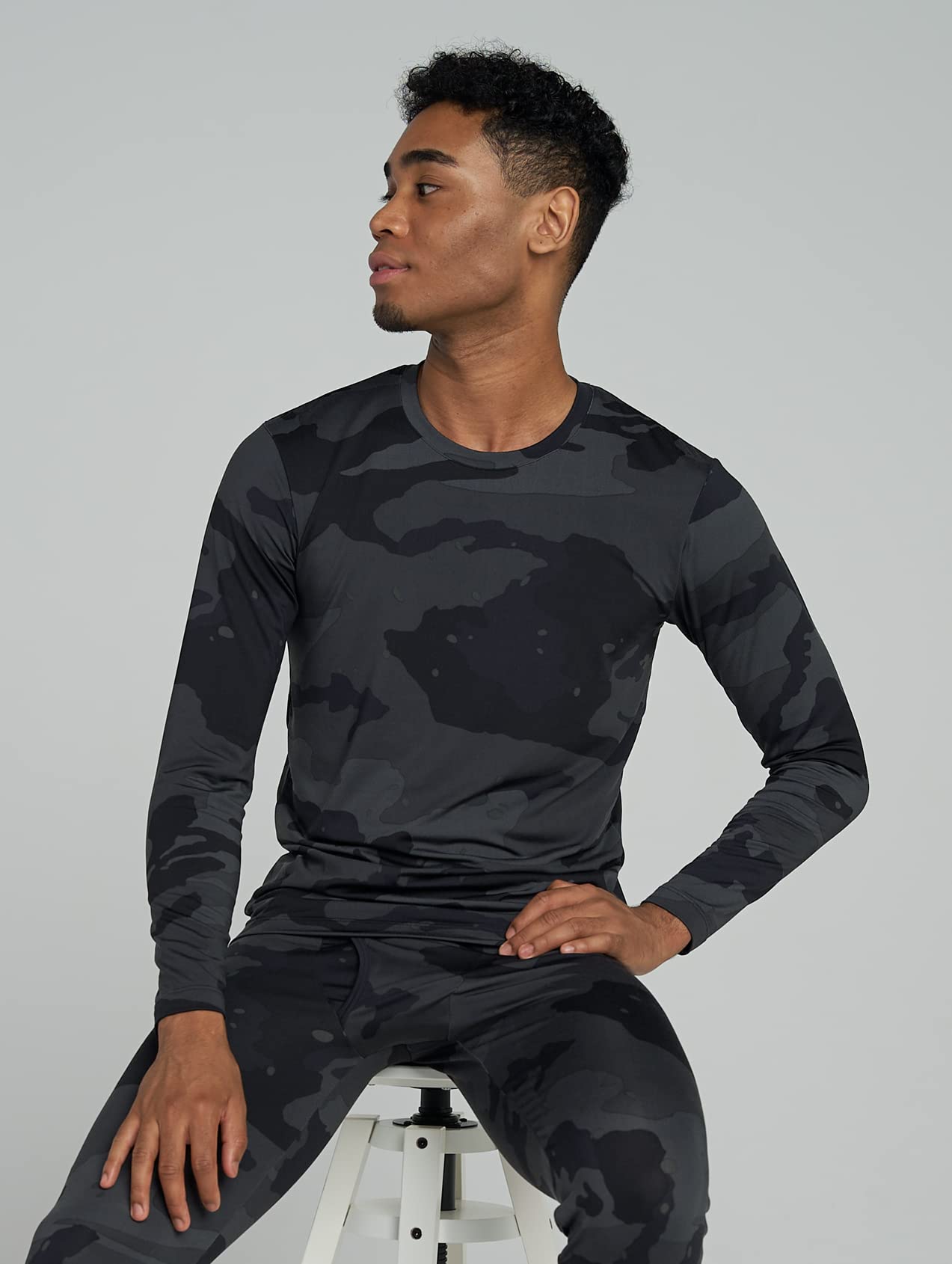 LAPASA Pacco da 2 o 1 Maglia Termica Peso Uomo Maniche Lunghe Canottiera Strato Base - Invernale Sport Allaperto Escursionismo Sci Snowboard M09/M26/M55