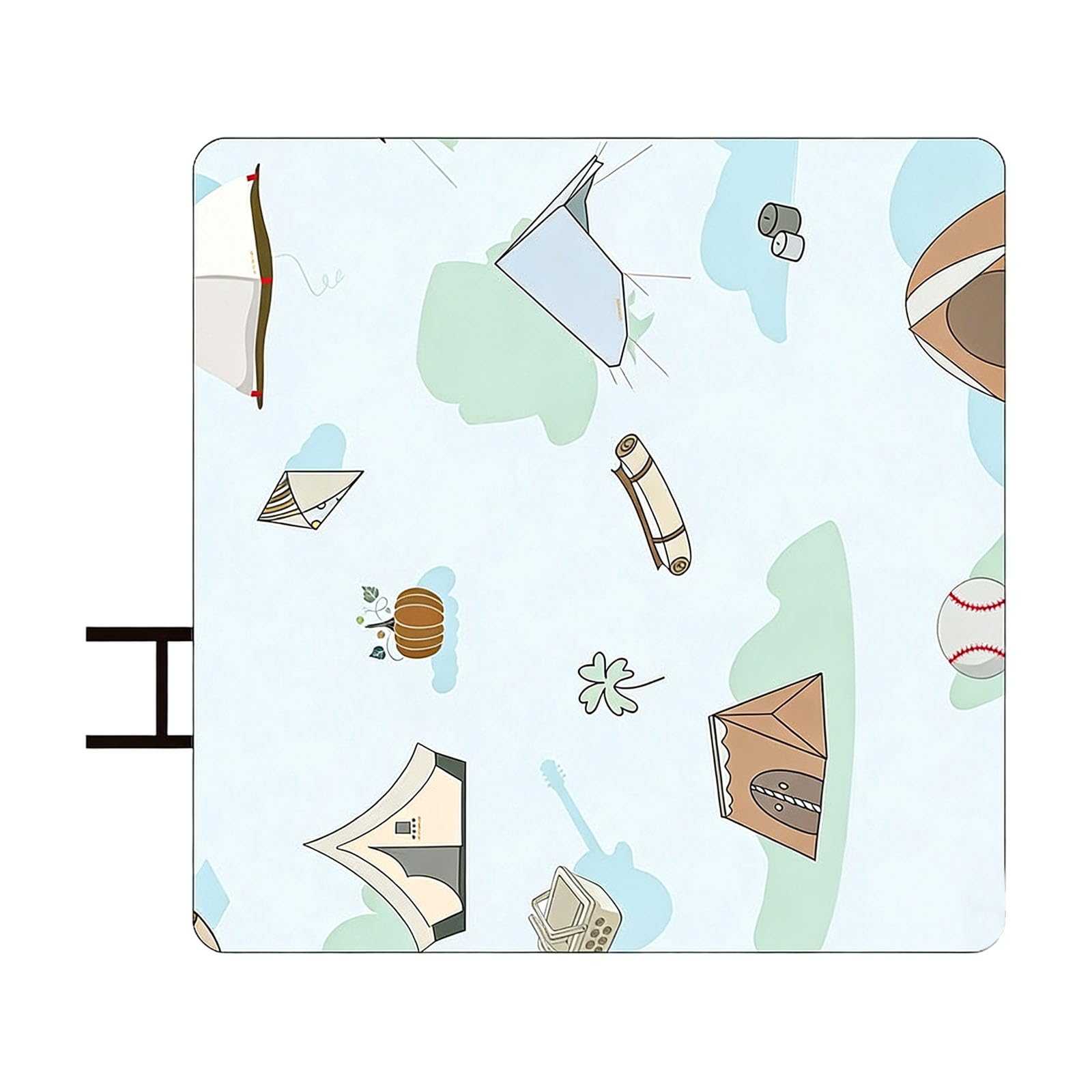 carotoe Thick Mat for Picnics Yoga Soft Easy Cleaning Multifunctional Use Picnics Mat
