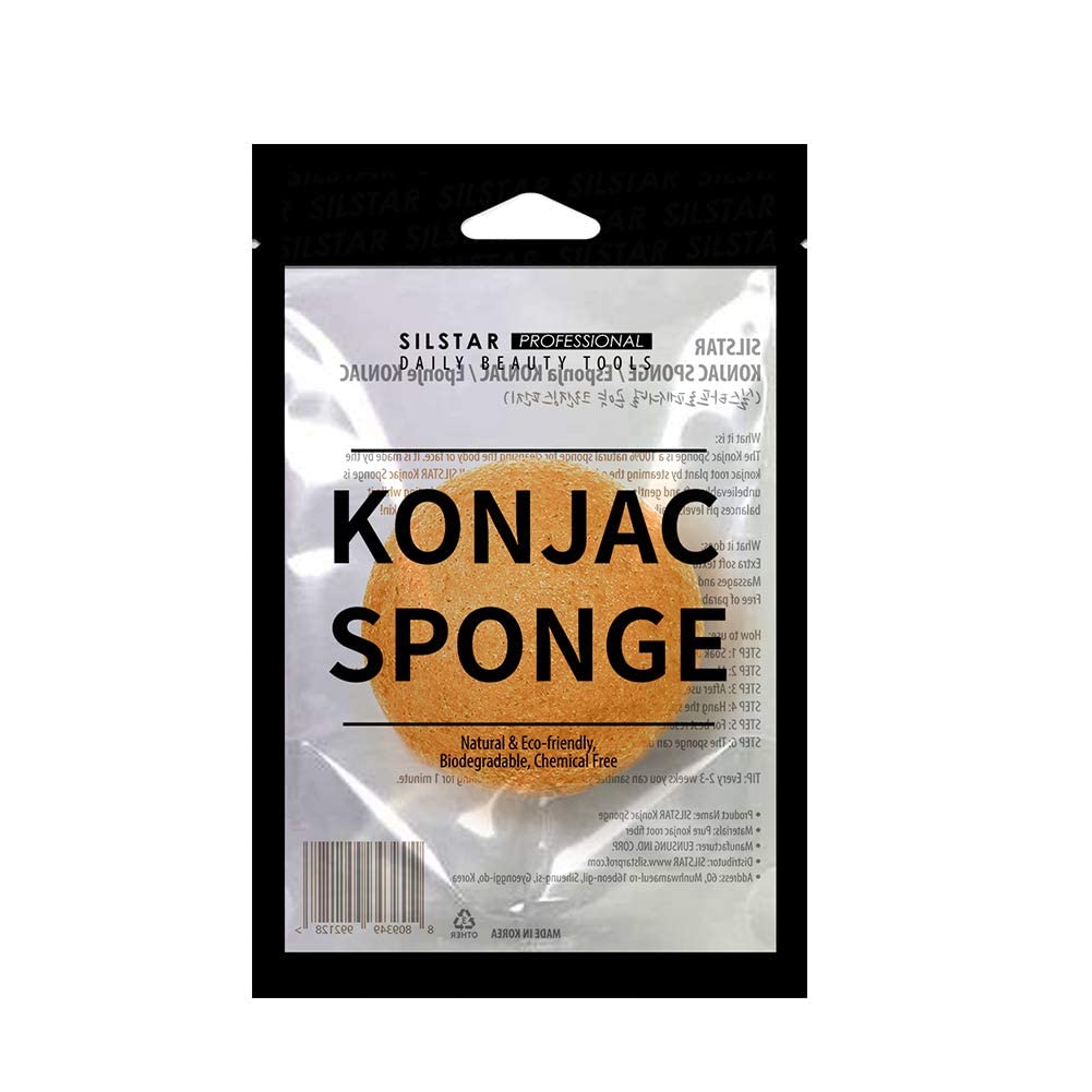organic konjac sponge for face, body & sensitive skin - natural, exfoliating, and eco-friendly facial cleansing sponge for acne, blackheads, and deep skin cleaning – perfect for baby and all skin types