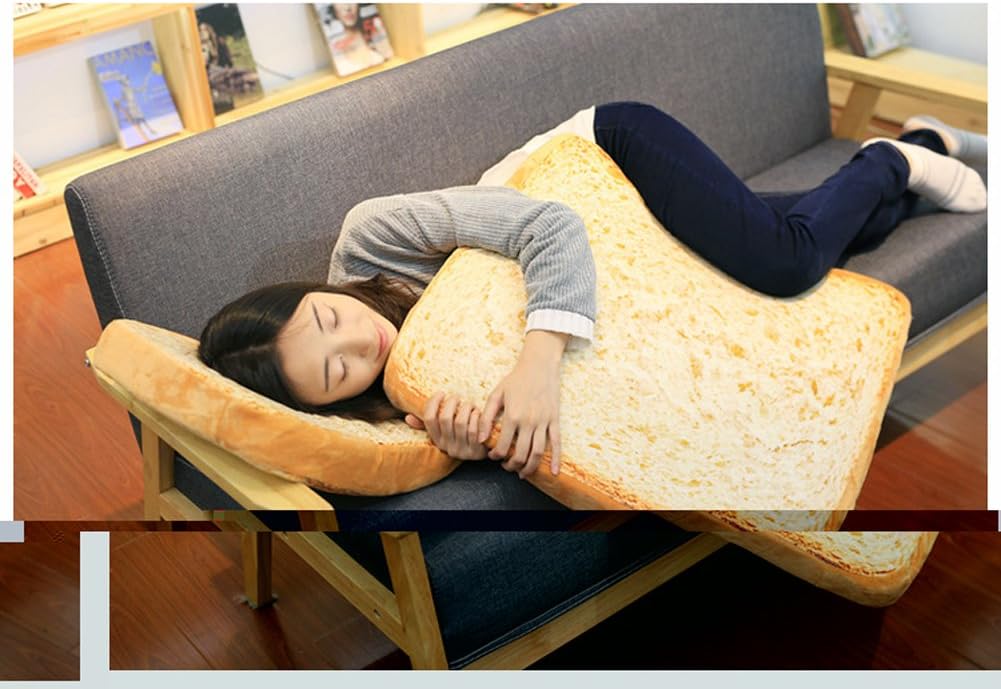 Soft Cat Cushion Bed Bread Pet Mattress Bed Mats Bedding Pad for Small Medium Dogs & Cats,Sleeping Resting Playing Reading Pillow (23.6''x23.6''x2.6'')