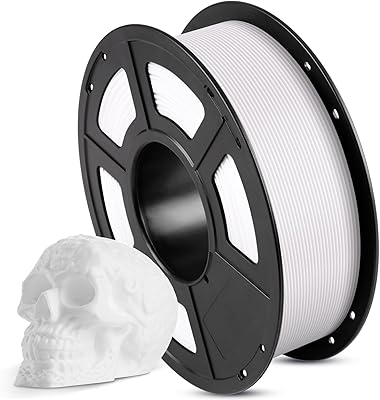 20 – ANYCUBIC 3D Printer Filament PLA 1.75mm, FDM Printer Filament 1kg Spool (2.2 lbs), Dimensional Accuracy +/- 0.02 mm (1kg, White)