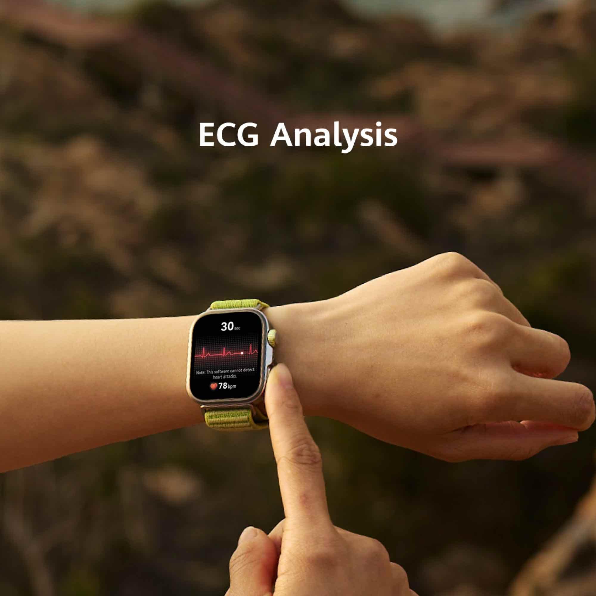 HUAWEI Watch Fit 4 Pro Smart Watch, schermo zaffiro AMOLED da 1,8", corpo in titanio, monitor ECG e SpO2, oltre 100 modalità di allenamento, GPS, impermeabile, compatibile con iOS Android, nero