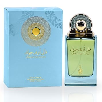 RISALA Valley Of Gold EDP Spray 100ML 3.4 OZ Discover The Captivating Essence Of Freshness & Depth.
