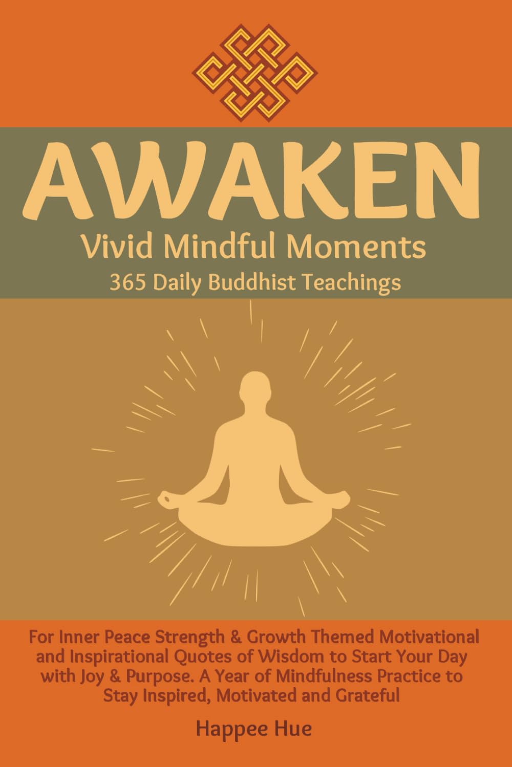 AWAKEN Vivid Mindful Moments 365 Daily Buddhist Teachings for Inner Peace Strength & Growth: Themed Motivational & Inspirational Quotes of Wisdom to ... to Stay Inspired, Motivated and Grateful