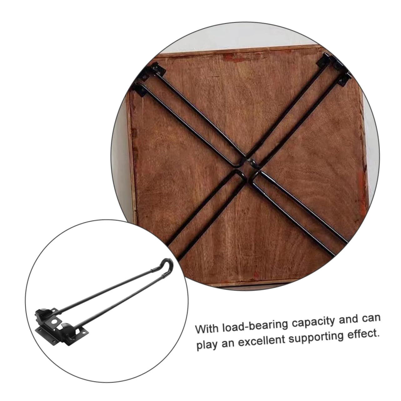 4 Stück Klappbare Beine für Möbel aus Schwarzem Eisen Multifunktionale Klappbeine für Gartentisch und Schreibtisch Stabile Metall Couchtischbeine für Verschiedene Tische