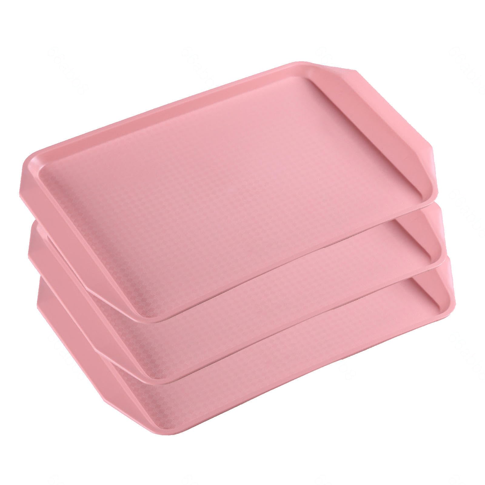 RRRYYYZZ Boot Mats for Entryway 3 Pack Shoe Tray for Entryway Indoor Under Sink Tray for Garden, Bedroom, Entrance Area, Garage Boot Mat,Pink