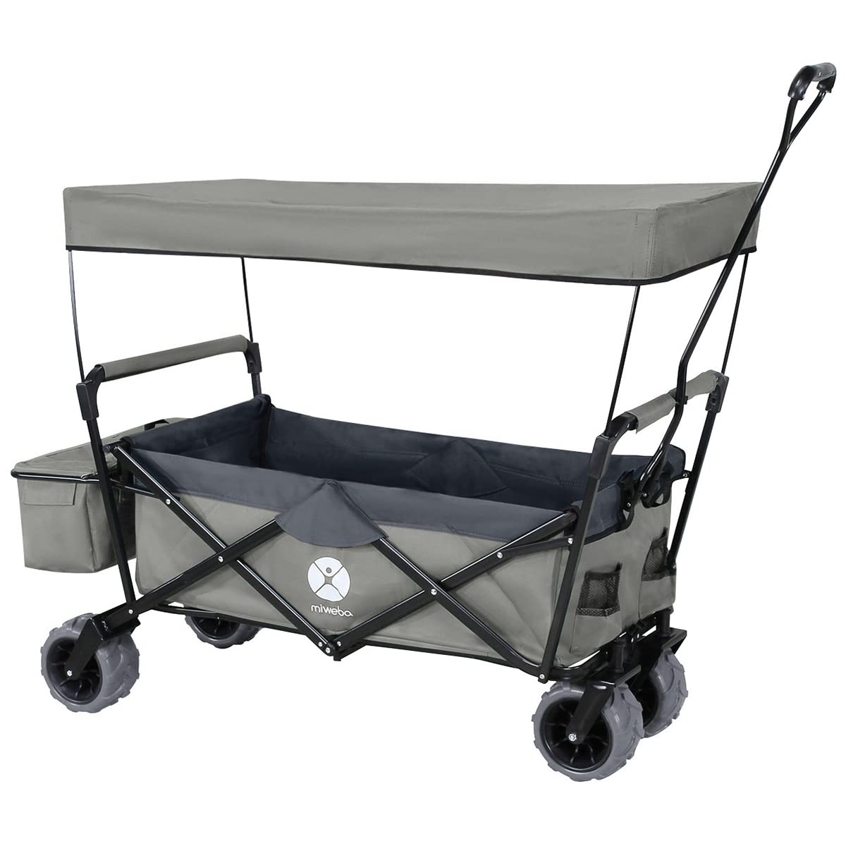Miweba Chariot de Transport pour Enfants MB-10 Frein Toit Pneus Larges PU Sac de Transport Diable Pliant Résistant aux UV
