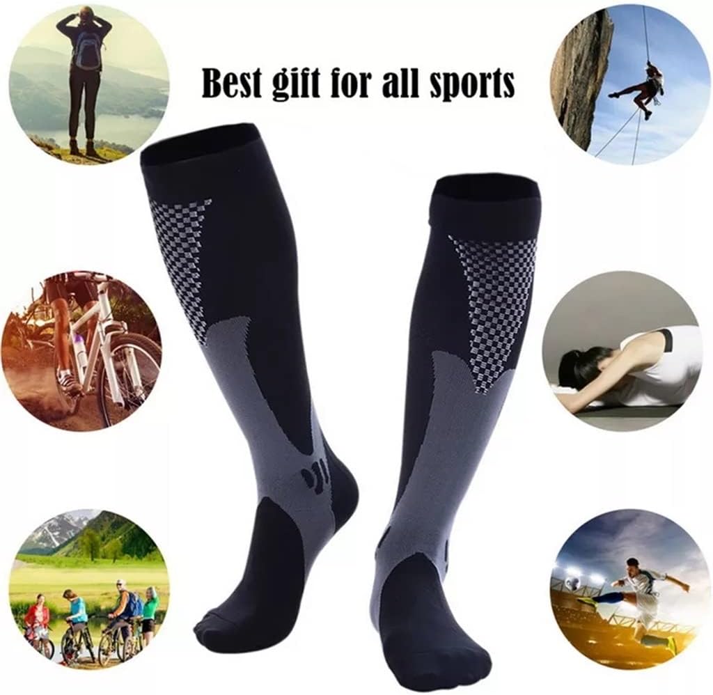 Compression Socks for Men&Women Graduated Running Flight Travel Boost Stamina Circulation&Recovery