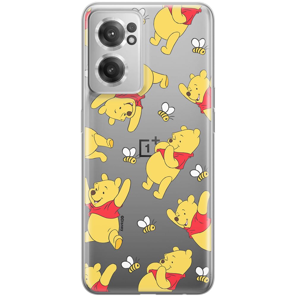 ERT GROUP mobile phone case for OnePlus NORD CE 2 original and officially Licensed Disney pattern Winnie the Pooh & Friends 043 adapted to the shape of the mobile phone, partially transparent