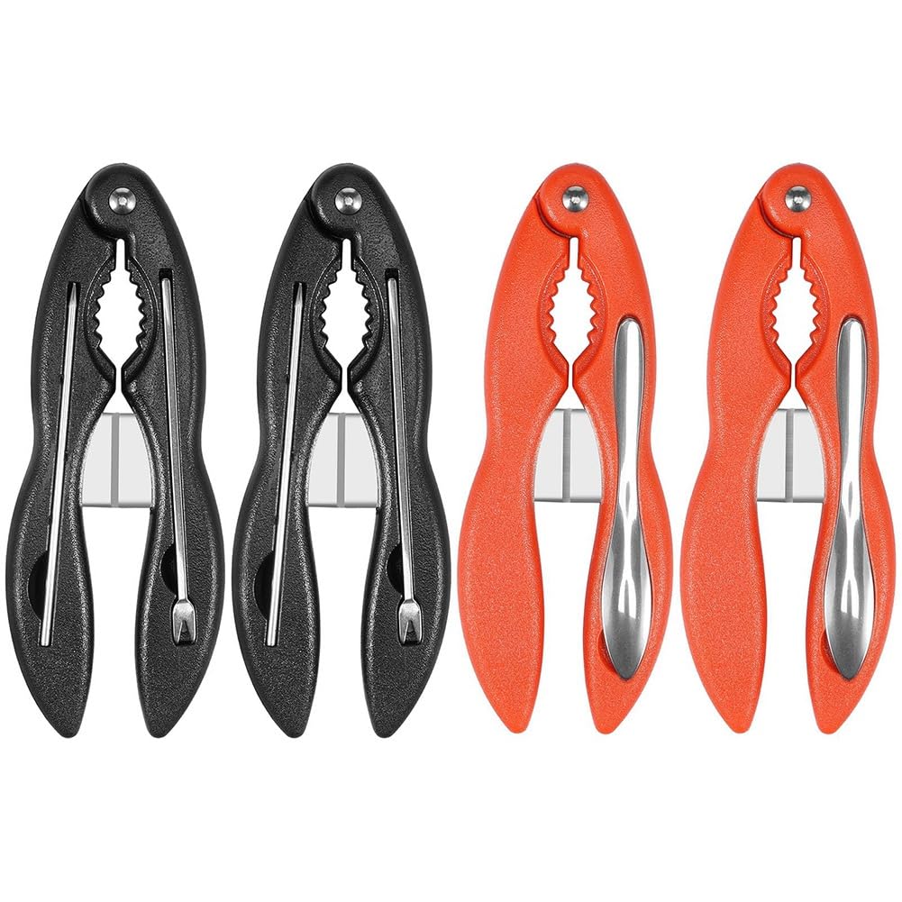 CTRLZS 4PCS Crab Crackers and Tools Portable Seafood Crackers and Tools Portable Seafood Crackers and Tools Multifunctional Crab Leg Crackers Tool Kit