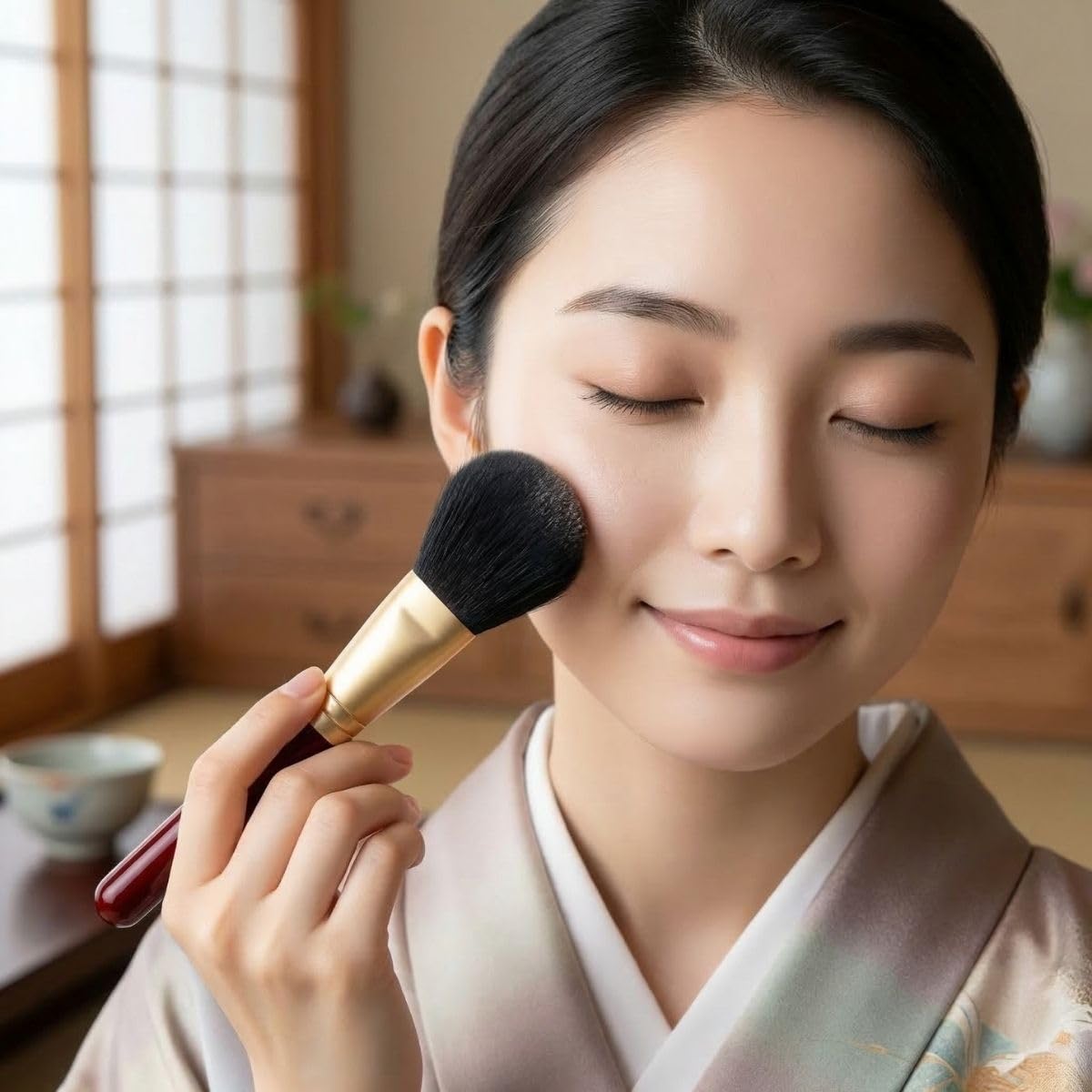 Amazon.co.jp: 熊野筆 化粧筆セット 筆の心 KFi-80R : ビューティー