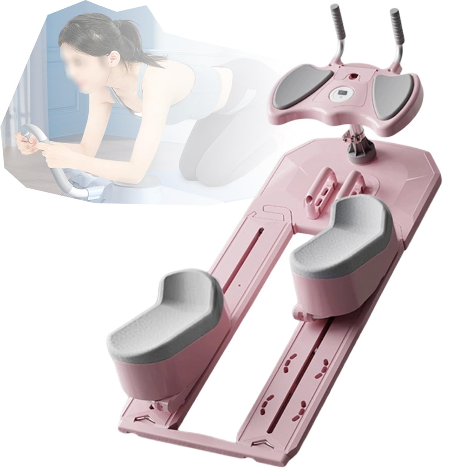 Machine de décompression vertébrale rose pour étirer les jambes et le dos
