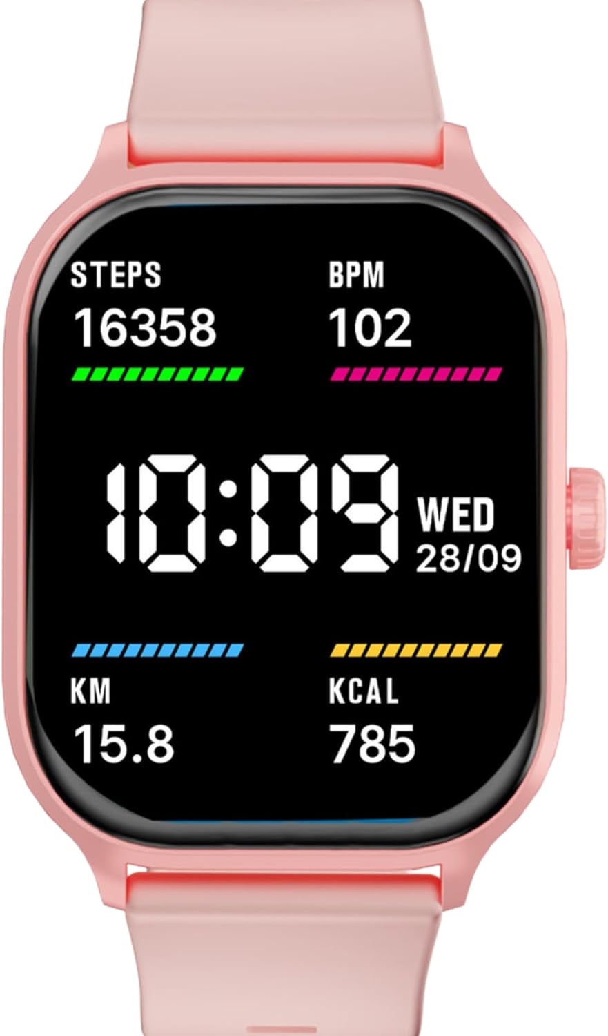 Unleash Your Fitness: The Ultimate Review of the Laser Smartwatch 2" in Pink!