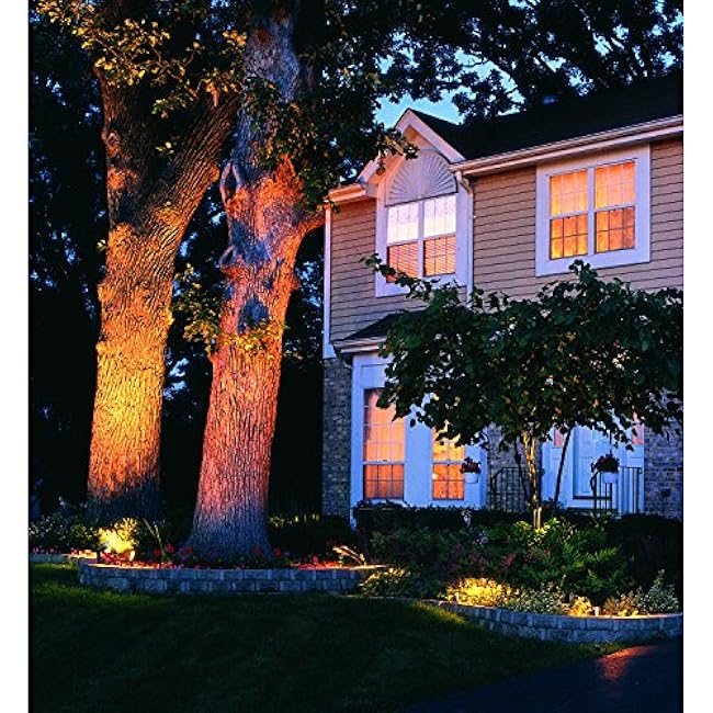 Malibu 8308-9603-01 Low Voltage 20 Watt Landscape Lighting, Non-corrosive Metal Construction with Aged Brass Finish