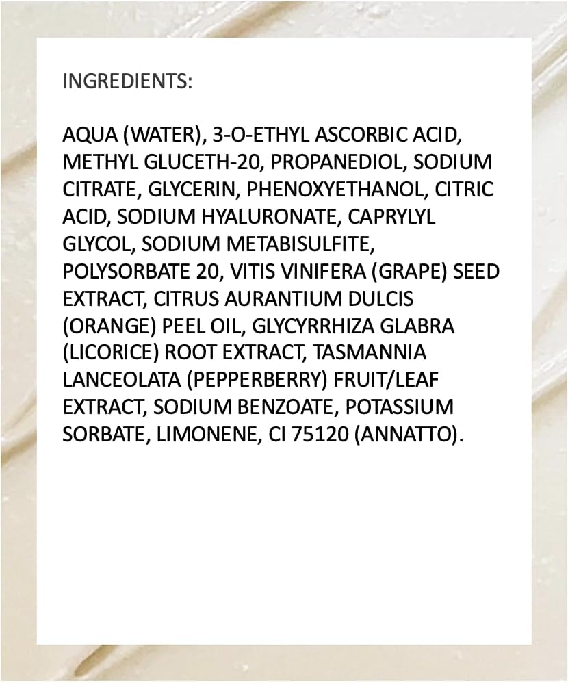 Miniatura 9 de ALPHA-H  Suero de vitamina C con ácido ascórbico etílico al 10%  con ácido hialurónico  Mejora la tez opaca