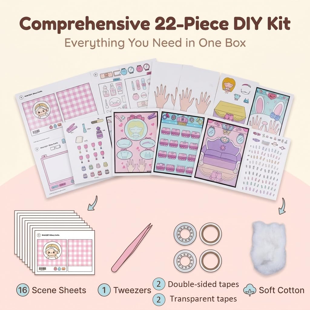 DIY Quiet Book for Kids - Makeup Theme -4 DIY Quiet Book for Kids - Makeup Theme -4