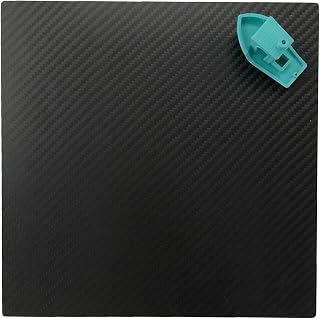 Common Fibers Flexible Carbon Fiber Removable 3D Printer Build Surface Heated Bed Plate for Ender 3, 235 x 235 x 1mm