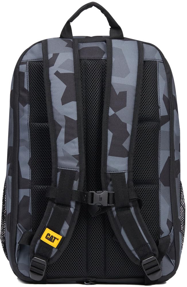 CAT Caterpillar Bennett 84184-661 - Mochila resistente de estilo Workwear, bolsa impermeable de 22 l con compartimento para portátil, ideal para equipaje de mano, universidad y negocios, negro/gris