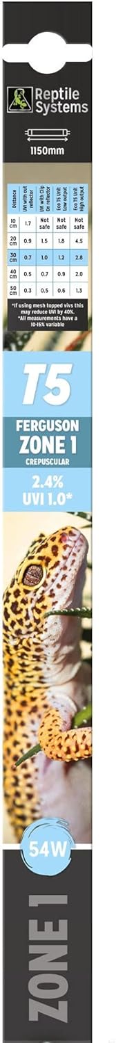 Reptile Systems T5 Ferguson Zone 1 46in 2.4% UVB