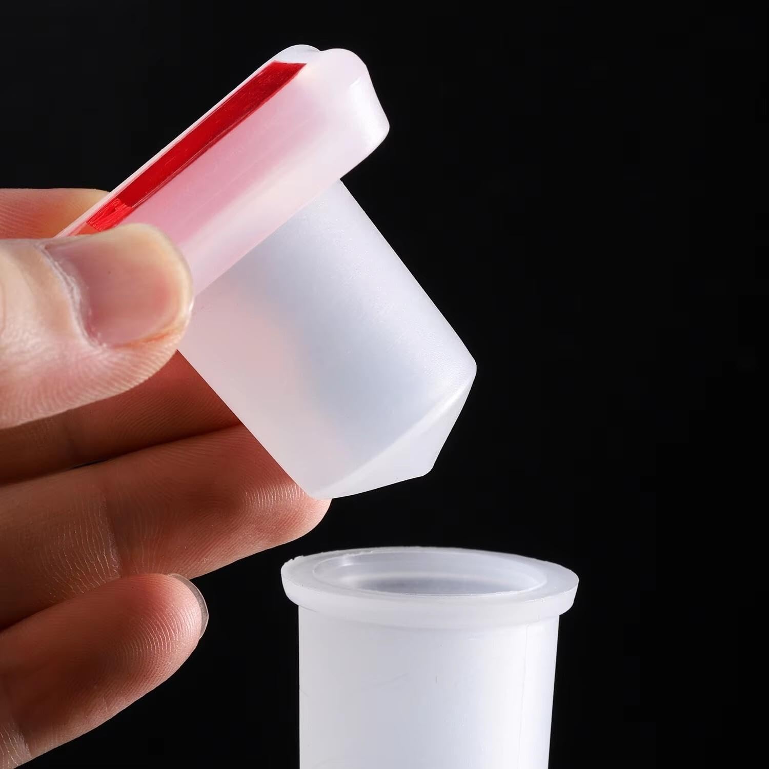 Messkolben, graduierter Messkolben mit Verschluss for das Labor(500ml-2Pcs)