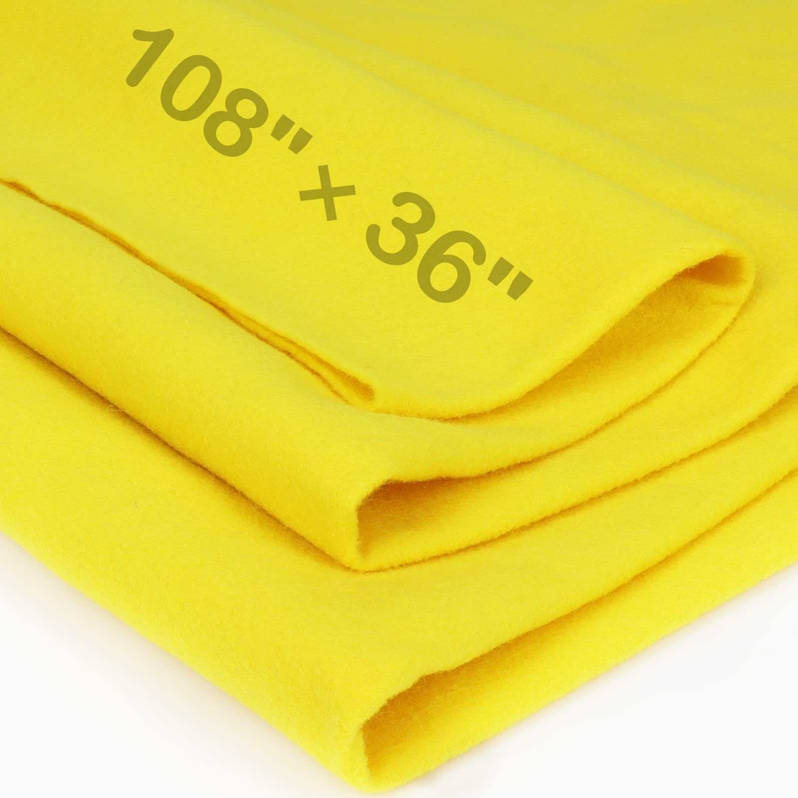 XSEINO Moss Green Large Felt Fabric 108" X 36 "(3 Square Yards), 1.4 mm Thick Soft Felt Fabric Sheet for Crafts, Green Series Colors Soft Nonwoven Fabric, Fit for Decoration, Sewing, DIY Crafts — view 31