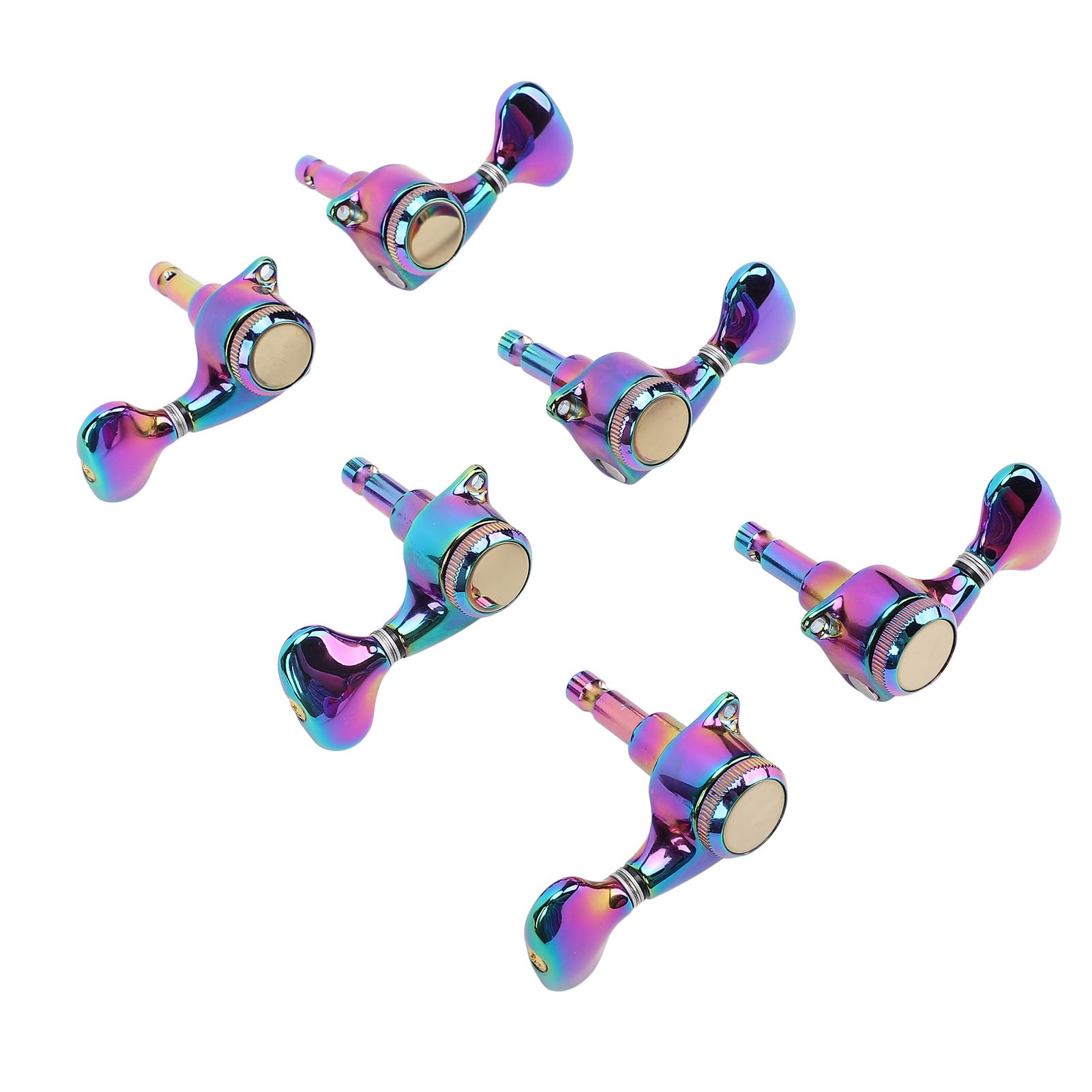 EMUKOEP 3L 3R Chitarra Locking Tuner Keys Meccanica Accordatore di Ricambio per Chitarra Elettrica Folk Stile ST