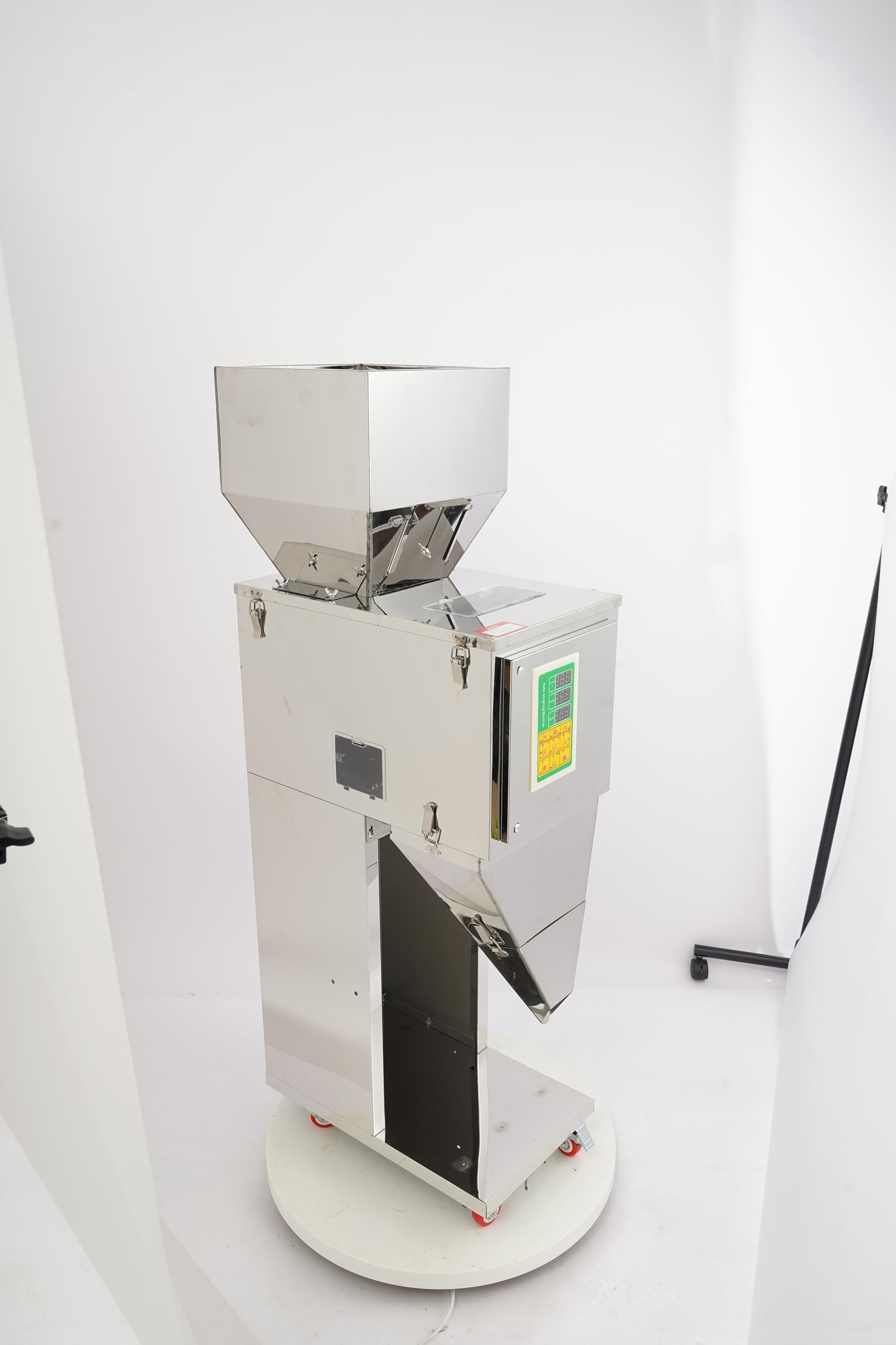 Maszyna do napełniania, 10 – 999 g, automatyczna maszyna do napełniania, ważenie, podpakowanie, maszyna do napełniania, 200 W, do ziaren, opakowań granulatu