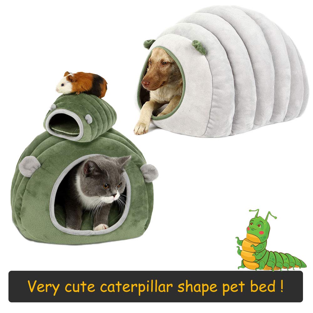 Oncpcare Haustierbett für Hamster, warmes Fleece, Zuckergleiter, Höhlenbett, kleines Haustier, Plüsch-Schlafkissen, Käfig-Zubehör für Vögel, Papageien, Frettchen, Ratte, Igel, Meerschweinchen