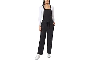 French Terry Sweatpant Overalls For Women