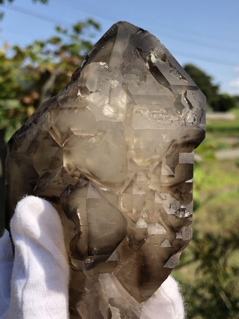 ❤️レア 天使のGIFT 極上 骸骨水晶 スモーキーエレスチャルクォーツ Amazon.co.jp: 超レア 天使のGIFT 極上 骸骨水晶 スモーキー
