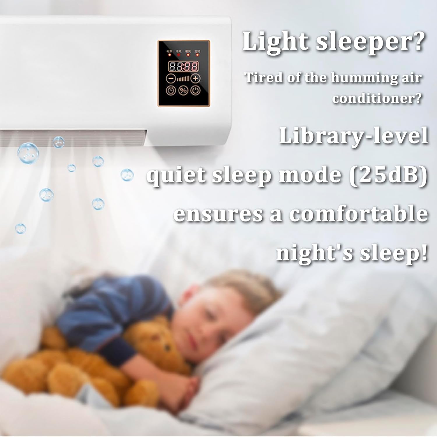 Climatiseur Mural Sans Conduit Avec Télécommande, Climatiseur