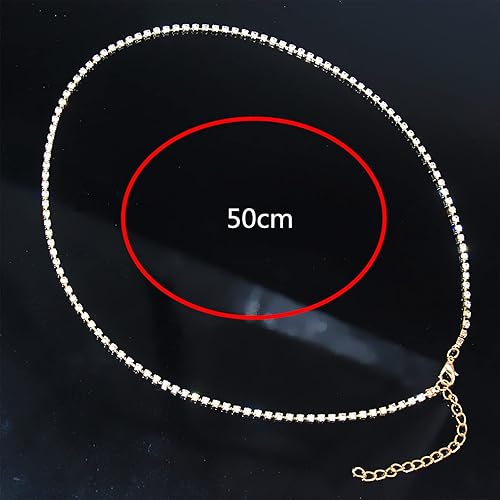 Boho Crystal Thigh Chain Gold Body Chain Leg Chains Body Jewelry Accessories for Women and Girls (Gold)