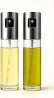 Kit 2 Borrifadores de Óleo e Azeite para Cozinha – Vidro 100 ml | Spray Ajustável com Controle de Gordura | Uso Culinário