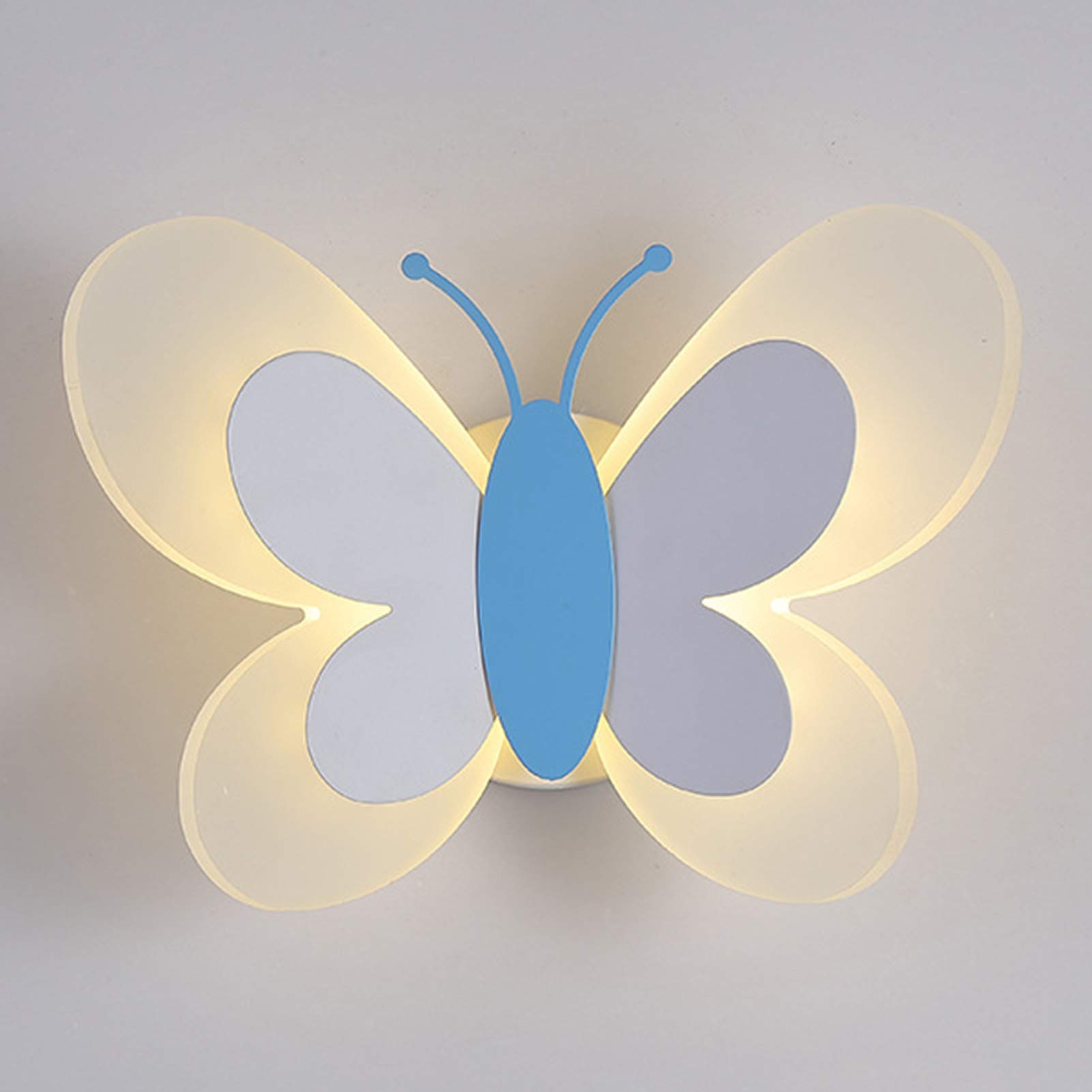 Lampada Da Parete A Farfalla In Acrilico – Decorativa E Facile Da Installare, Ideale Per Cameretta Bambina, Camera Da Letto E Corridoio