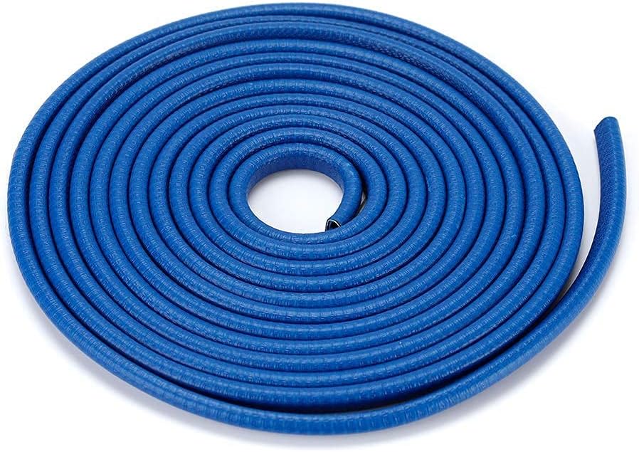 Winunite Car Door Edge Guards Bright Blue 16-2/5Ft(5M) Universal Fit Rubber U Shape Edge Trim Car Door Edge Protection