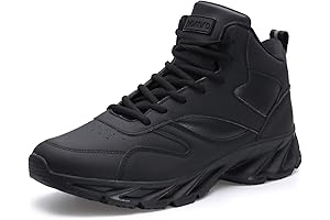Joomra Men's Stylish High Top Athletic Sneakers