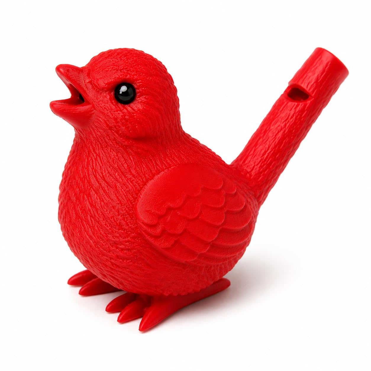 3D Printed Bird Water Whistle Toy for Realistic Chirping Sound (Red) | Add Water to Activate, Reusable Design, Fun for Kids & Adults, Educational Music Toy, Yellow Bird Shape-image-39
