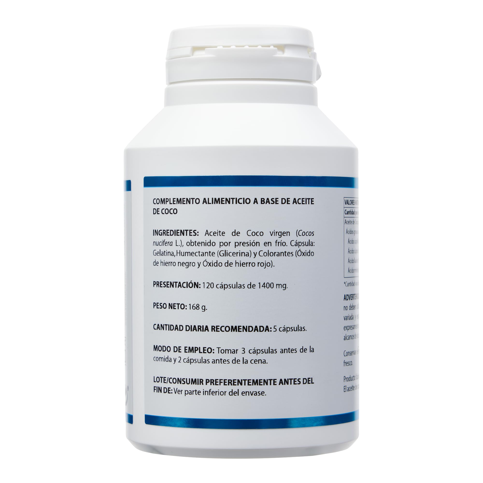 Aceite de Coco de Equisalud, 120 perlas