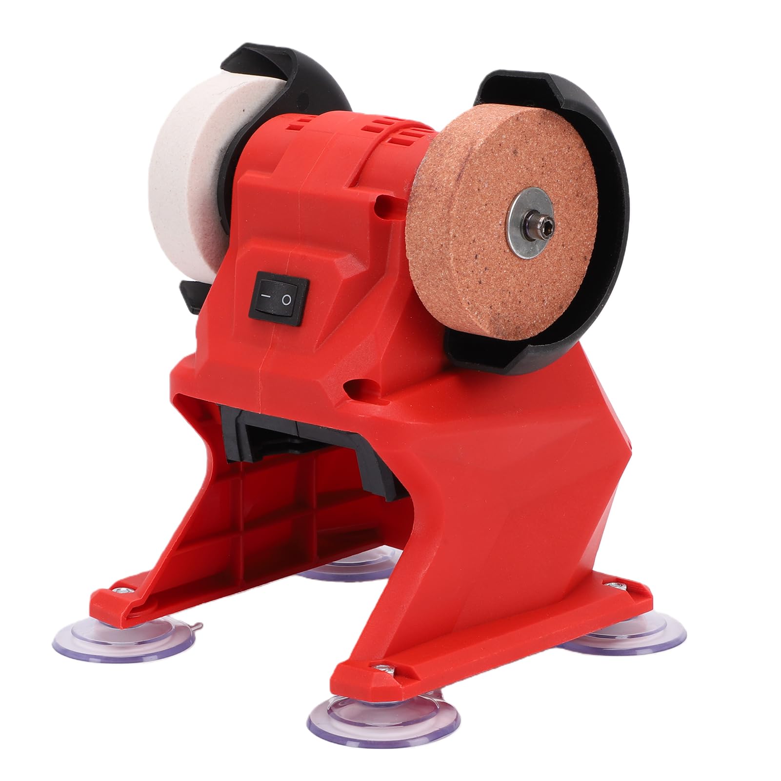 Mini Amoladora de Banco de 5500 RPM, Máquina Pulidora Eléctrica con Cubierta Protectora de Metal de 3 Mm y Ruedas de Corindón, Ideal para Hacer Cuchillos de Joyería de Madera y Metal