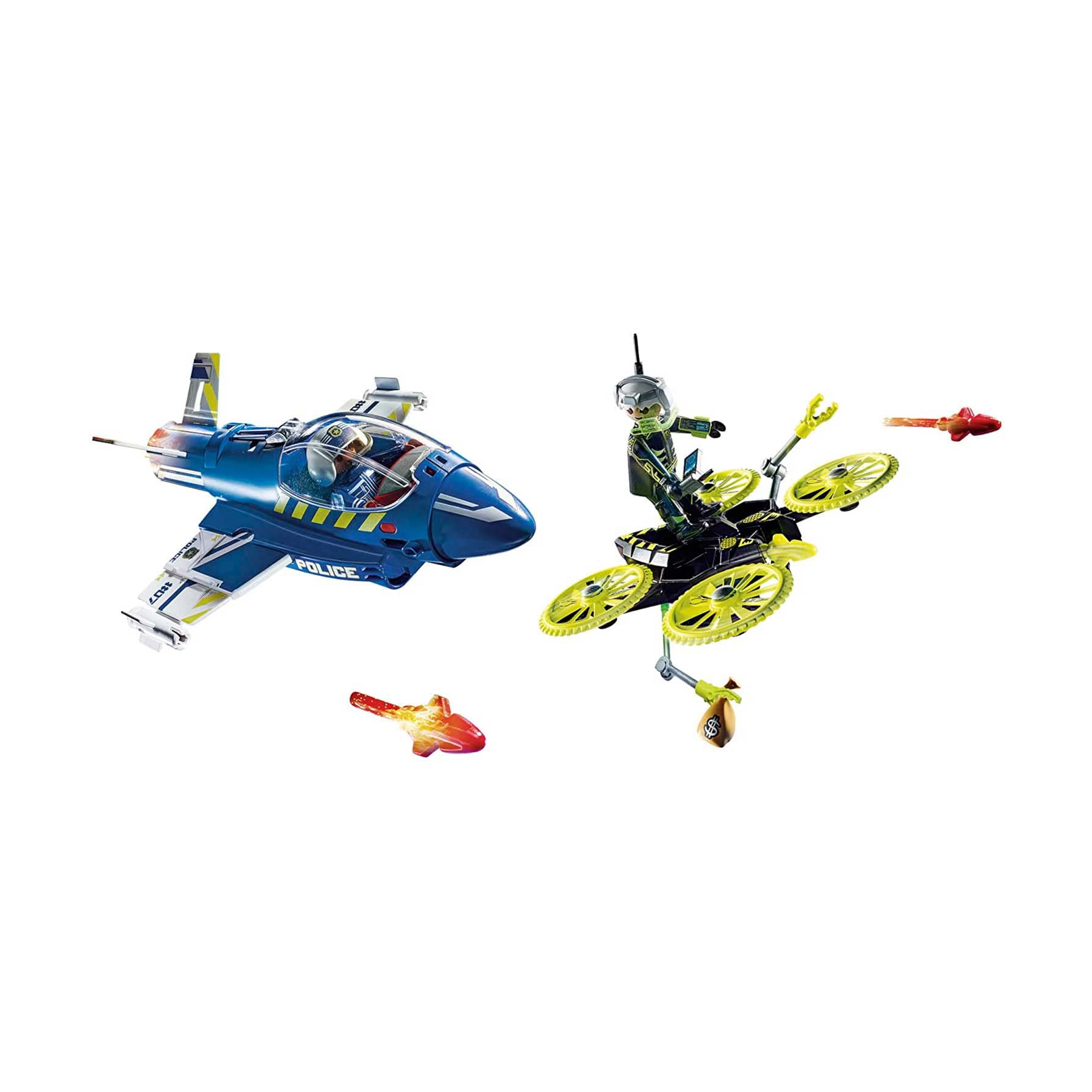 Playmobil City Action 70780 Jet de police et drone