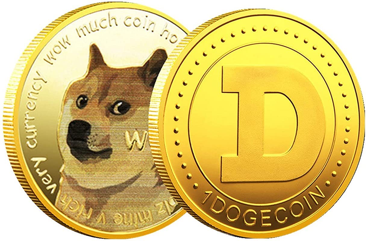 Amazon | Takelablaze Dogecoin ドージコイン 仮想通貨 メダル 記念コイン 金メッキドージコイン ドッグコイン 4枚入り  通販