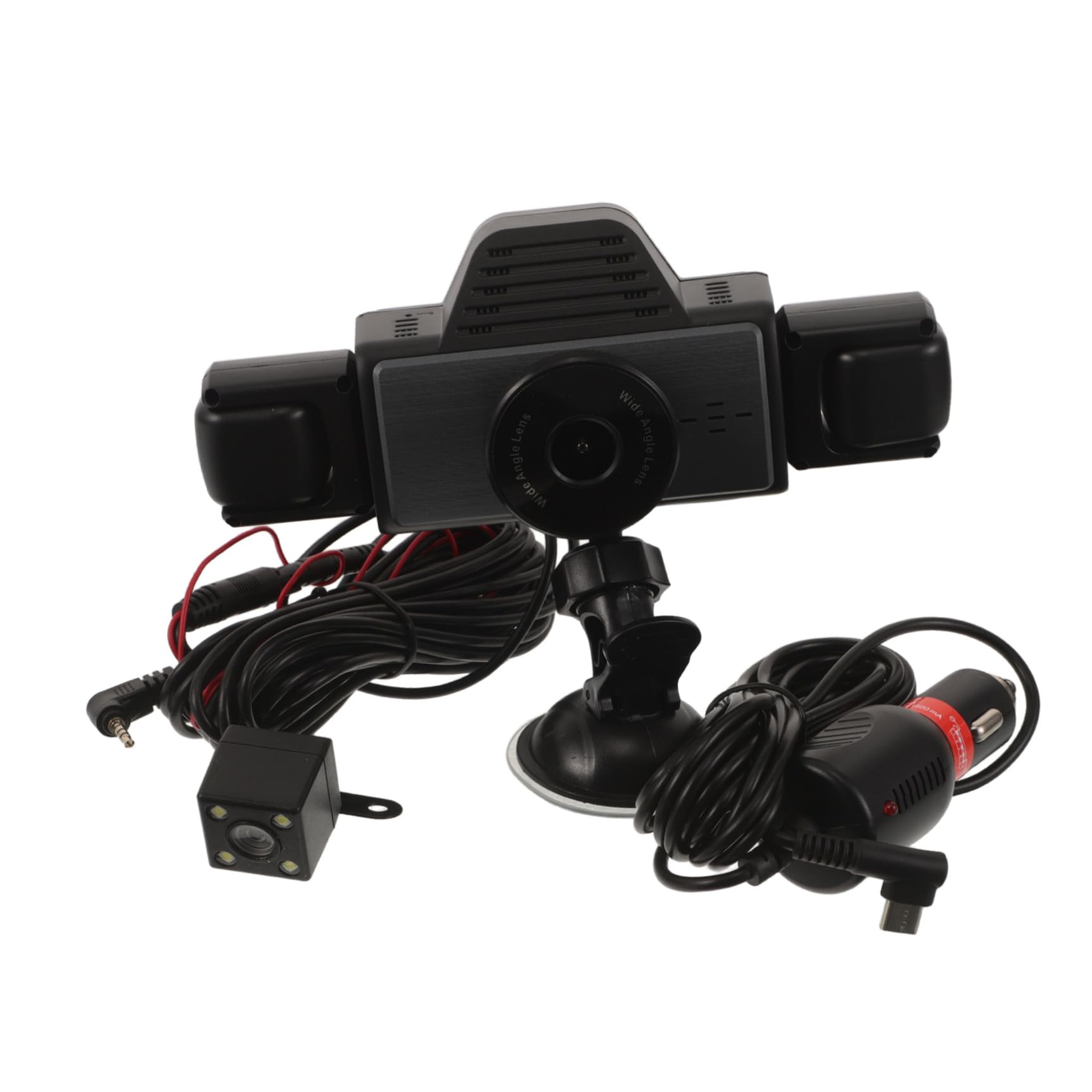 Videocamera e Auto a Cinque Vie Visione Notturna Wifi | Copertura Completa con Angolo Ampio, Registrazione in Ciclo Automatica, Abs Nero, per Viaggio su Strada
