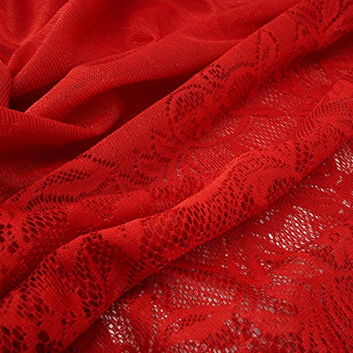 YOUR SMILE Ladies/Women's Lightweight Solid Color Fringe Lace Tassels Long Shawl Scarf For Spring Summer Fall4