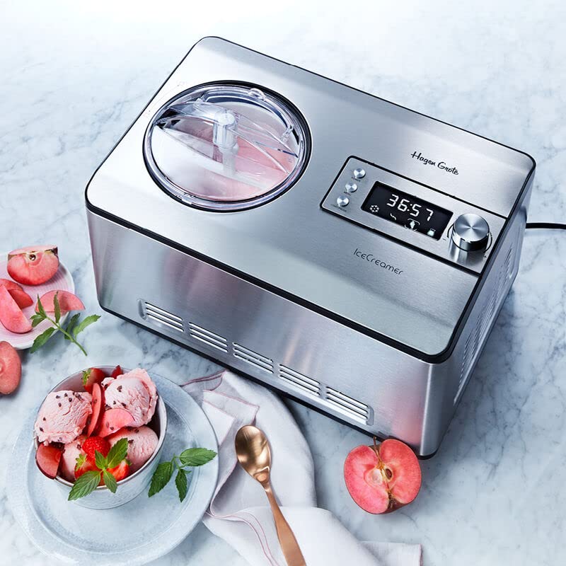 Professionelle Eismaschine zaubert leise arbeitend normales & veganes Eis, Sorbet und Joghurt – Bild 3