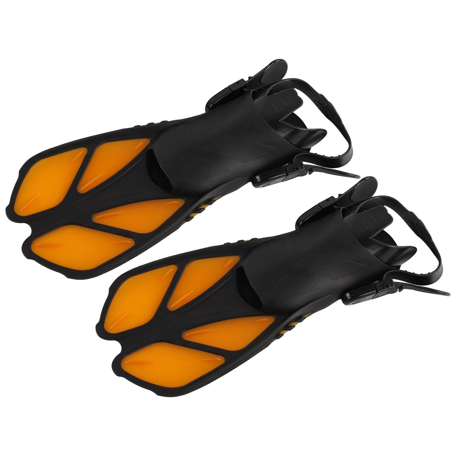 Pinne da snorkeling regolabili Morbide TPR Pinne da immersione lunghe Nuoto Arancione