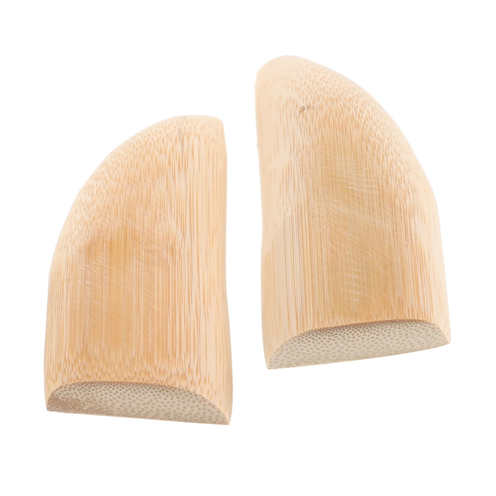 LIFKICH 1 Pair Hand Carved Temple Decoration Items Sacrifice Cup Buddhist Cup Divination Holy Cups Divination Cups Supplies Chinese Divination Cup Chalice Cup Beige