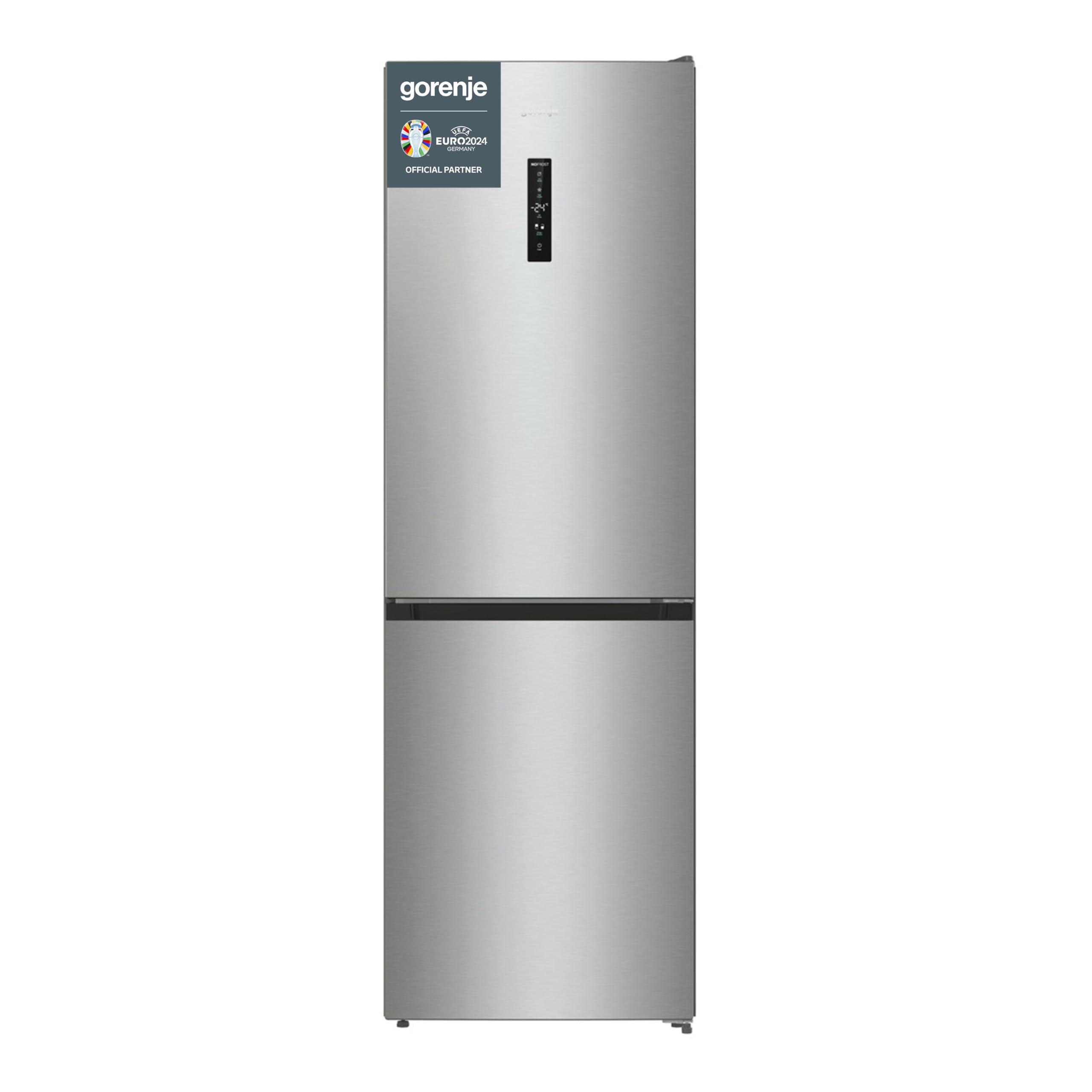 Gorenje NRK 619 DA2XL4 - Frigorifero NoFrostPlus/Multiflow a 360°, Convert FreshZone/AdaptTech/Display a LED, 185 cm, frigo 204 l/congelatore 96 l/38 dB/EEK: D/acciaio INOX
